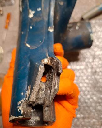 manubrio, saldature vespa lambretta mbk