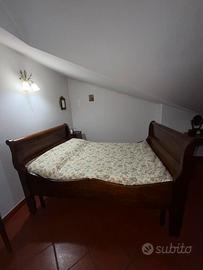 LETTO A UNA PIAZZA E MEZZO IN LEGNO MASSELLO