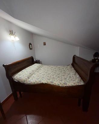 LETTO A UNA PIAZZA E MEZZO IN LEGNO MASSELLO