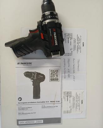 🧰Trapano avvitatore parkside performance 12v