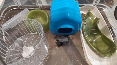 Gabbia criceto L 41 x L 25 x H 24 cm