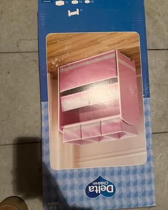 Scaffale contenitore per bimba