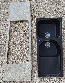 top con vasca e lavandino-cappa inox cucina vari