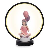 Lampada LED da Tavolo con Statuina, Abatjour USB