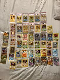 Carte Pokemon gradate e non