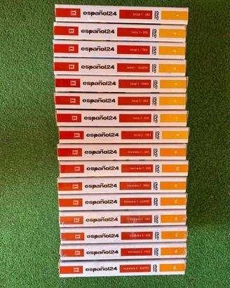Corso di Spagnolo Espanol24 - 16 DVD + CD + Libro