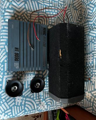 Subwoofer Pioner, amplificatore HT9090 e Cas Hertz
