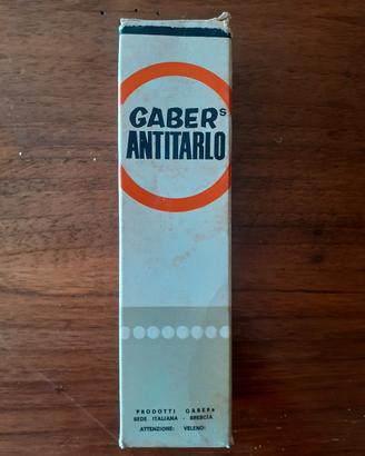 Vecchio antitarlo GABER da collezione vintage