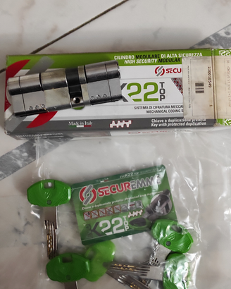 Cilindro di sicurezza Securemme K22 evo pro