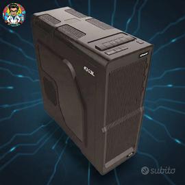 CASE GAMMEC RIGEL ATX CON VENTOLA LUCE BLU FRONTAL