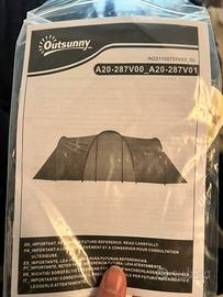 Tenda da campeggio completa di tutto
