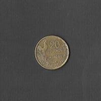 2 monete FRANCIA galletto 10+20 francs 3/4 piume