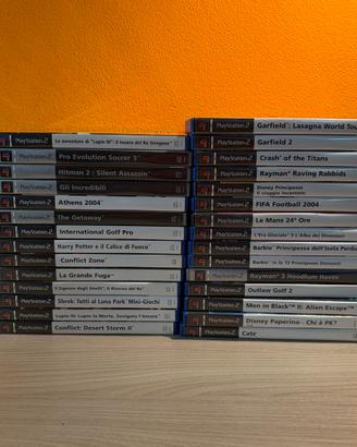 Lotto Giochi PS2 completi