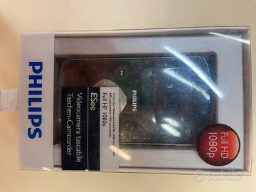 Videocamera tascabile,Philips,Esee, 1080p, nuova