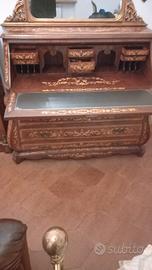 mobile camera barocco ribaltina con cassetti e