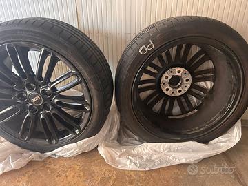 4 cerchi con gomme original Spoke Grey Mini Cooper