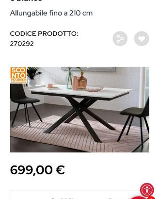 Tavolo e sedie