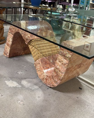 Tavolino in vetro Nuovo da esposizione 362/U