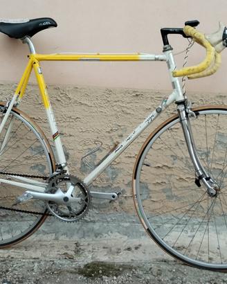 Bici corsa epoca Fausto Coppi tubi stellari