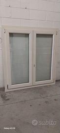 Finestra in PVC a due Ante con Telaio – Colore Avo