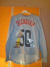 Felpa Friendship con Charlie Brown e Snoopy
