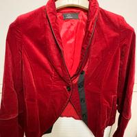 Giacca rosso velluto Dismero