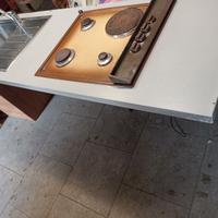 piano cottura con lavello con top 190 cm lungo 