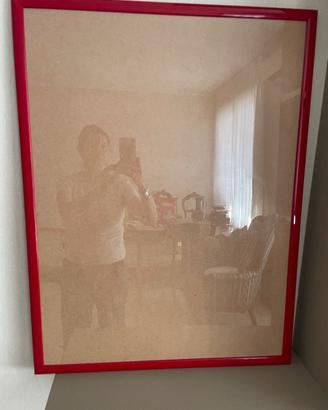 Cornice in legno e plexiglass 60x80cm