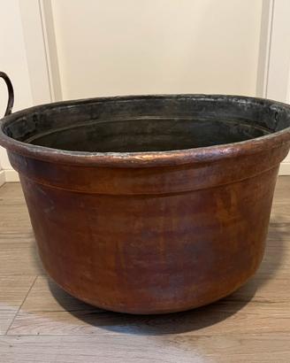 Magnifico pentolone in rame 60x38 cm