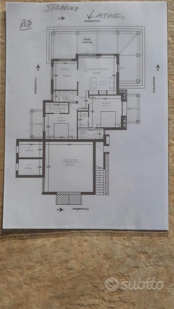 Oliveto di 3 ettari con progetto per costruire - Altro