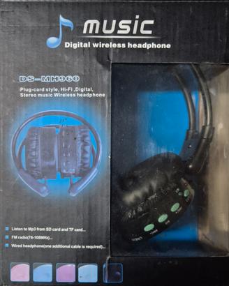 Cuffie Wireless DS-MH960 con Radio FM
