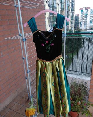 Costume di Carnevale principessa Anna (Frozen)