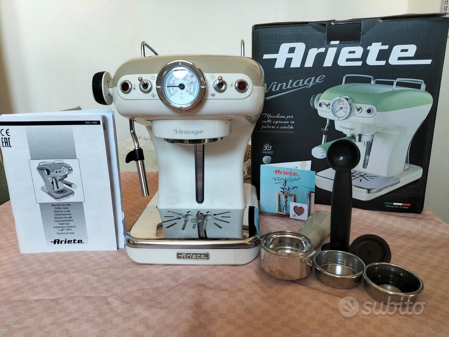 Macchina da caffè espresso vintage (ARIETE BEIGE) - Elettrodomestici In  vendita a Foggia
