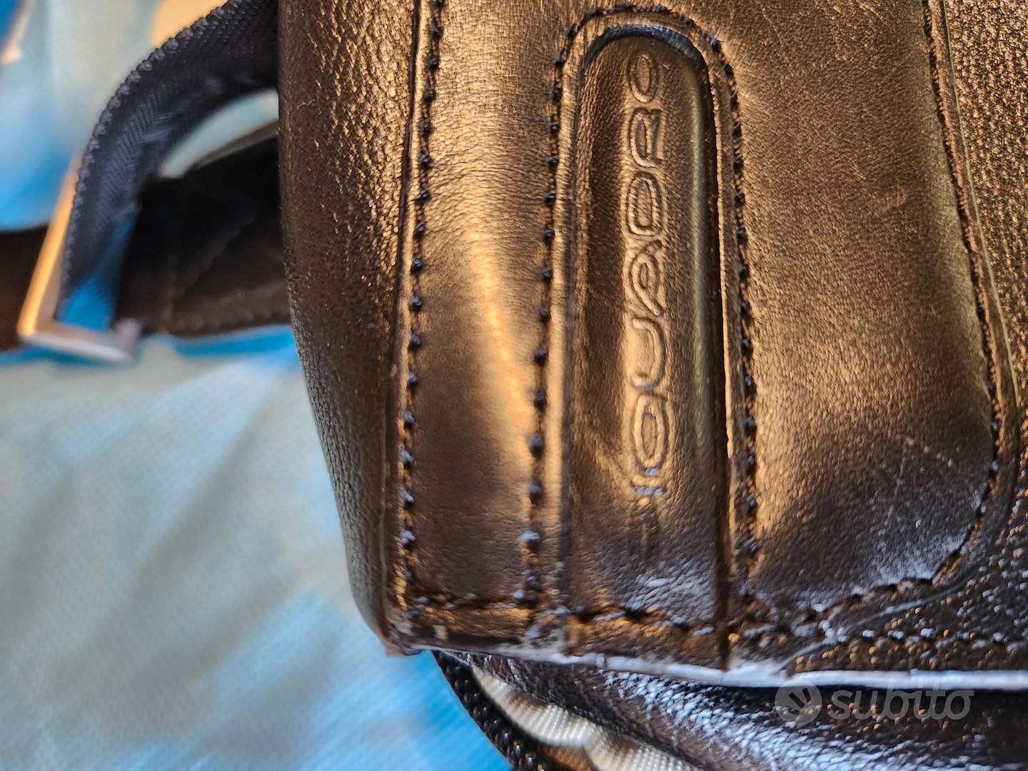 Tra Colla A Farfalla In Pelle Nera - Accessorio Moda Unisex, Versatile - Foto 2