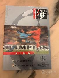 Programma finale champions 98 juventus-real