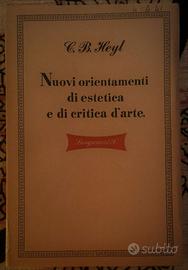NUOVI ORIENTAMENTI DI ESTETICA E DI CRITICA D'ARTE