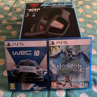 Horizon PS5 + WRC 10 PS5 + Viper V330