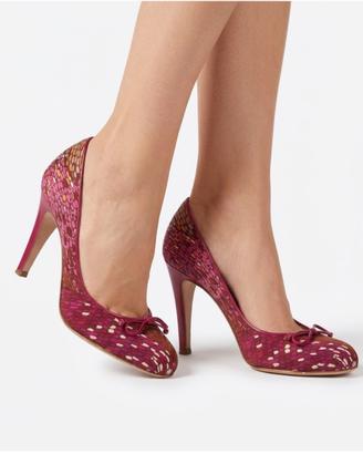 Décolleté in raso Missoni