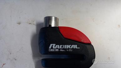 Blocca disco RADIKAL RK10 con supporto e istruzioi