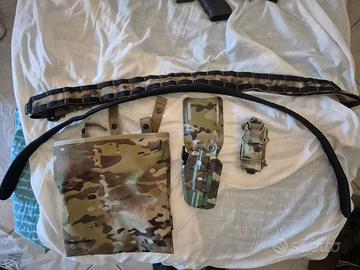 cintura multicam ideogear con accessori