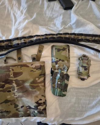 cintura multicam ideogear con accessori