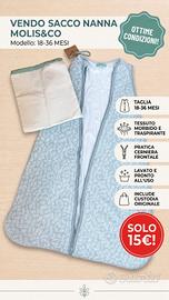 sacco nanna Molis&co 18/36 mesi