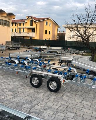 Rimorchio carrello per barca o gommone 3500Kg