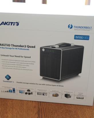 Akitio Thunder2 Quad Bay Thunderbolt 2 MAC APPLE