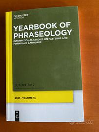 Yearbook of Phraseology n 16/25 De Gruyter Mouton
