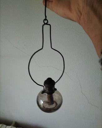 Antico Lumino a Olio - Anni '20/'40 Vintage