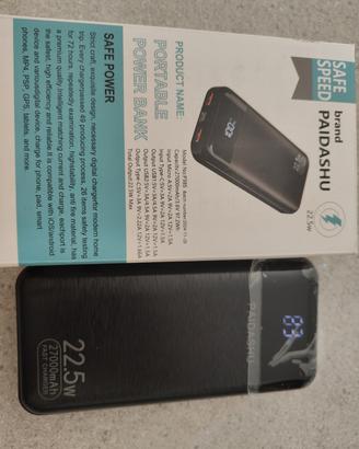 Powerbank safw Power 27000 mha 22.5w fast charger 