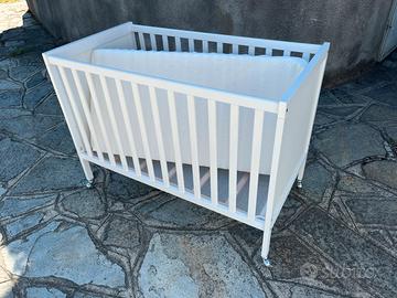 Lettino ikea sundvik con materasso