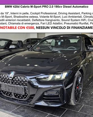 BMW Serie 4 Mhev 48v C.19" M-Sport PRO Cam Navi P