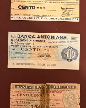 Miniassegni Circolari del 1976